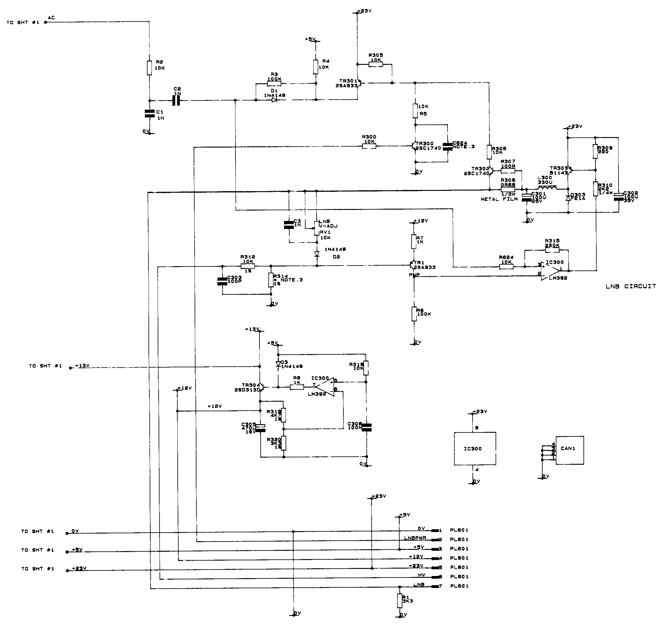 SRD510 LNB PSU circuit.